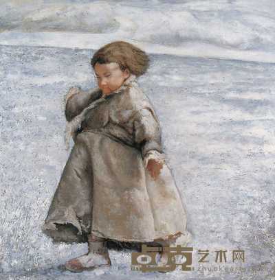 佚名 童年 120×120cm